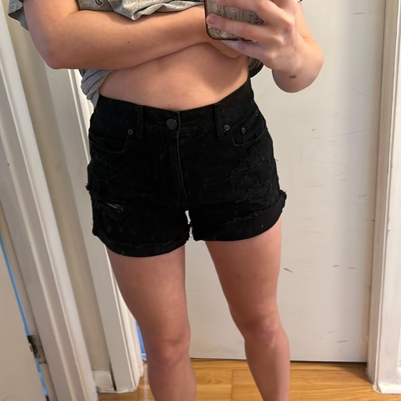 Black mom shorts - Picture 4 of 4